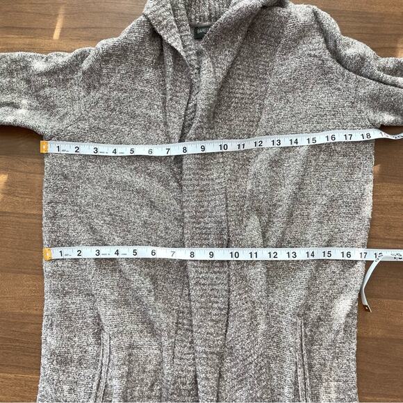 Barefoot Dreams | Womens Open Front CozyChic Lite Circle Cardigan Sand Tan Beige - Picture 8 of 9